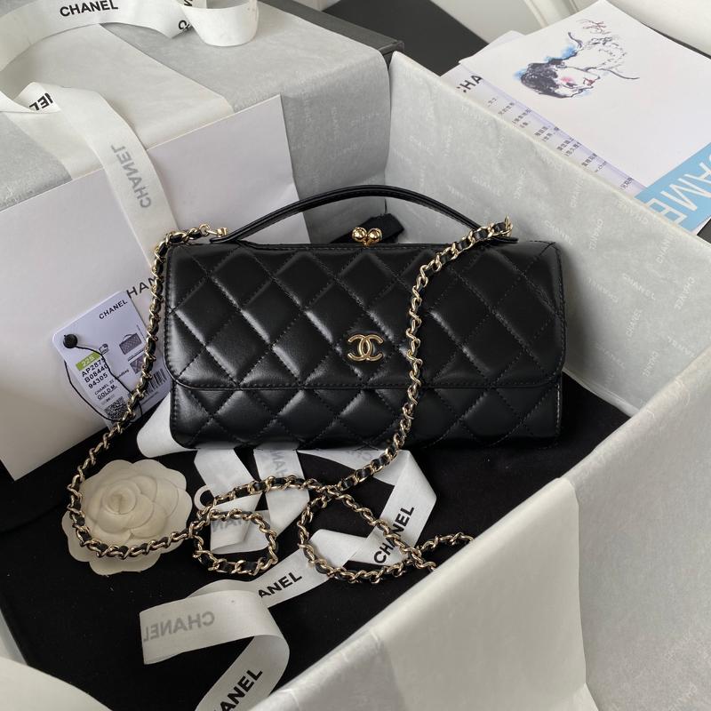 Chanel Handbags AS2875 Sheepskin Black